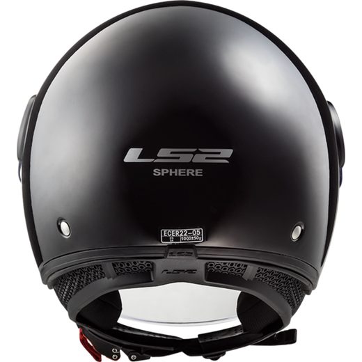 LS2 HELMETS LS2 OF558 SPHERE II SOLID MATT BLACK-06