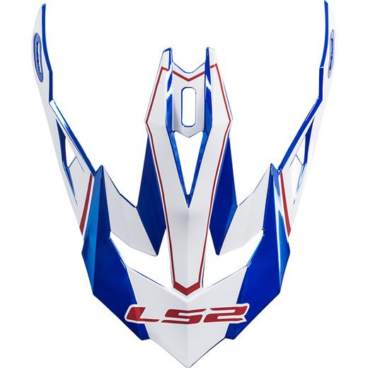 LS2 HELMETS LS2 PEAK MX470 POWER CHROME BLUE