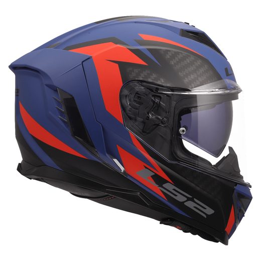 LS2 HELMETS LS2 FF818 STORM III DYNAMO BLUE RED