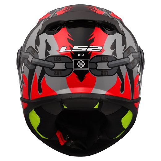 LS2 HELMETS LS2 FF812 KID PUNK GREY RED S