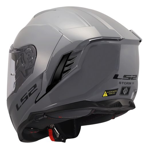 LS2 HELMETS LS2 FF818 STORM III SOLID NARDO GREY