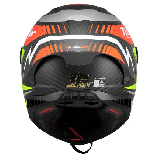 LS2 HELMETS LS2 FF805 THUNDER GP AERO REPLICA BLACK-06