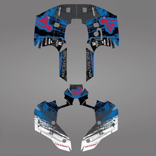 ASP GROUP S.R.O. GRAPHIC STICKER KIT FOR SEGWAY AT5-L BLUE
