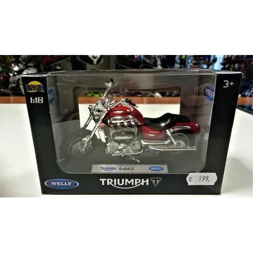 WELLY TRIUMPH ROCKET III RED 1:18