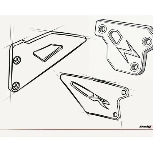 HEEL PLATES PUIG 22263N ČERNÝ