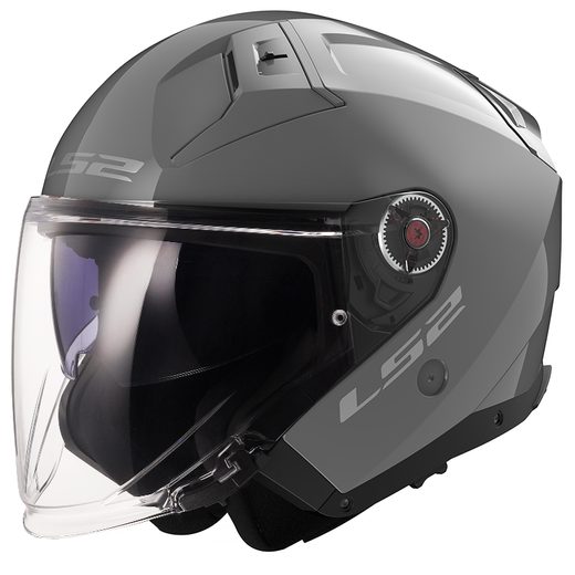 LS2 HELMETS LS2 OF603 INFINITY II SOLID NARDO GREY-06