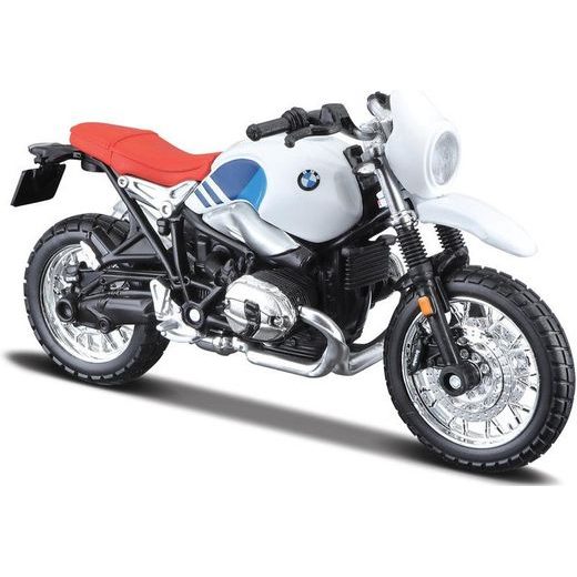 BBURAGO BMW R NINET URBAN GS WHITE/RED/BLUE 1:18