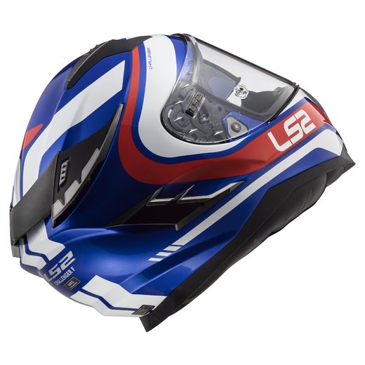 LS2 PŘILBA FF327 CHALLENGER FUSION BLUE/RED