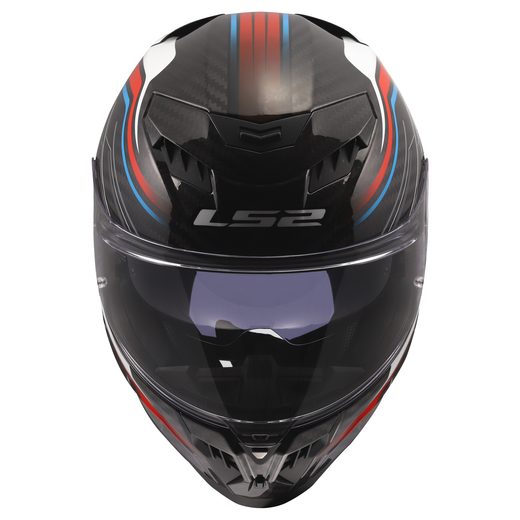 LS2 HELMETS LS2 FF807 DRAGON SUBIC WHITE BLUE RED