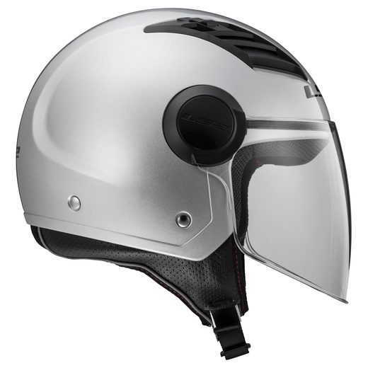 LS2 HELMETS LS2 OF562 AIRFLOW GLOSS SILVER LONG