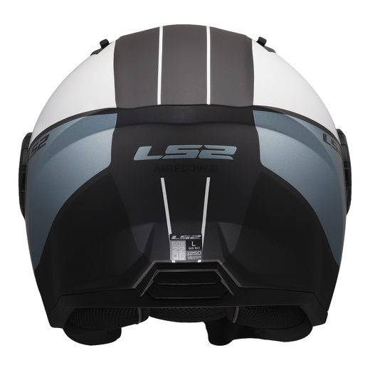 LS2 HELMETS LS2 OF616 AIRFLOW II COVER GREY BLUE-06