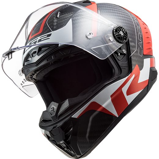 LS2 PŘILBA FF805 THUNDER C RACING GLOSS RED/WHITE