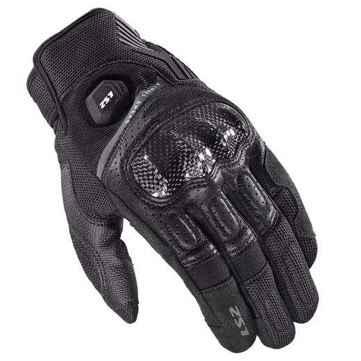 LS2 HELMETS LS2 ATOM MAN GLOVES BLACK