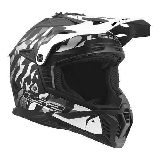 LS2 HELMETS LS2 MX708 FAST II GROTESK BLACK GREY-06