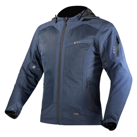 LS2 HELMETS LS2 BOLTON AIR LADY JACKET DARK BLUE