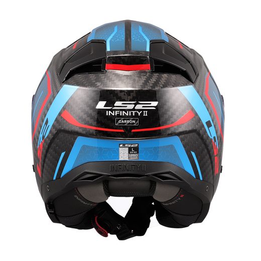 LS2 HELMETS LS2 OF603 INFINITY II C URUS BLUE RED-06