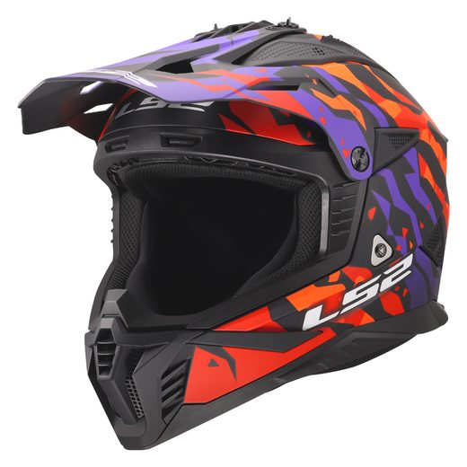 LS2 HELMETS LS2 MX708 FAST II GROTESK PURPLE ORANGE-06