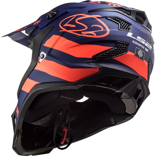 LS2 HELMETS LS2 MX700 SUBVERTER CARGO MATT BLUE FLUO