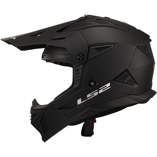 LS2 HELMETS LS2 MX708 FAST II SOLID MATT BLACK-06