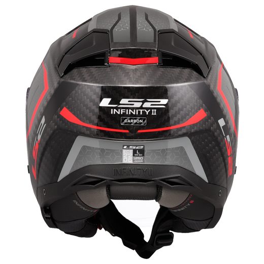 LS2 HELMETS LS2 OF603 INFINITY II C URUS RED-06