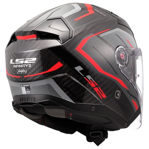 LS2 HELMETS LS2 OF603 INFINITY II C URUS RED-06