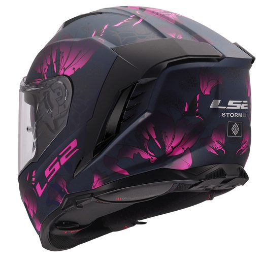 LS2 HELMETS LS2 FF818 STORM III BURST BLACK PINK