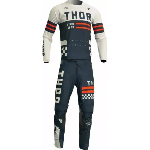 THOR DĚTSKÝ DRES PULSE S23 WHITE/BLUE
