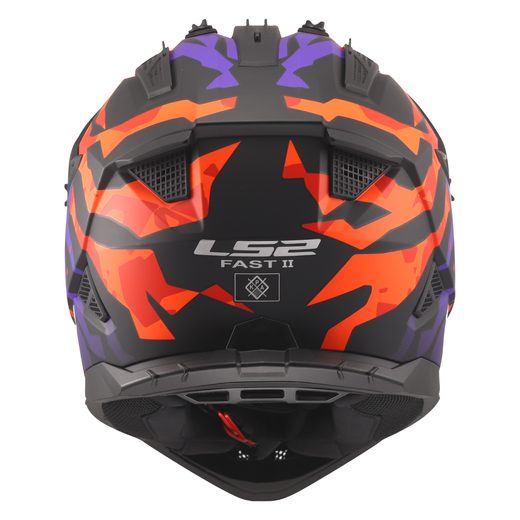 LS2 HELMETS LS2 MX708 FAST II GROTESK PURPLE ORANGE-06