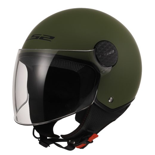 LS2 HELMETS LS2 OF558 SPHERE II SOLID MATT MILITARY GREEN-06