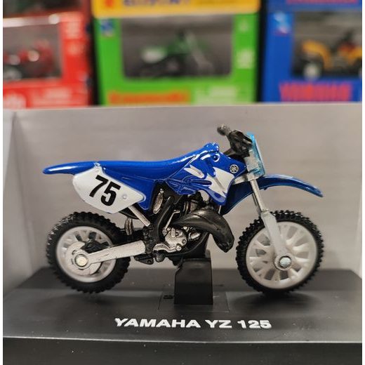 NEWRAY YAMAHA YZ 125 BLUE 1:32 NO.75