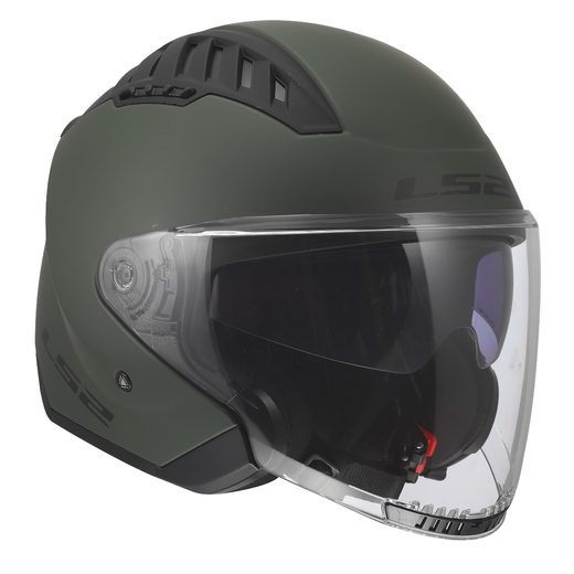 LS2 HELMETS LS2 OF600 COPTER II SOLID MILITARY GREEN-06