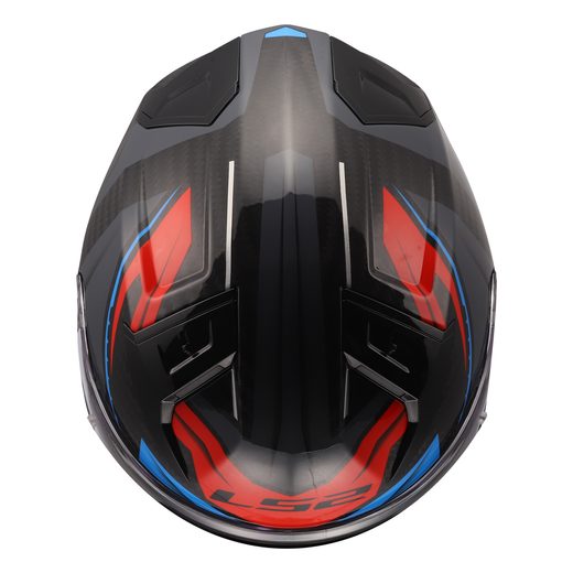 LS2 HELMETS LS2 FF811 VECTOR II C SAVAGE WHITE BLUE RED-06 3XL