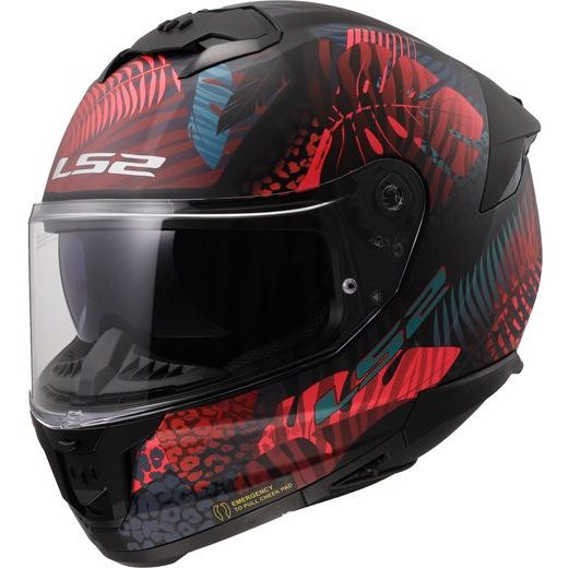 LS2 HELMETS LS2 FF808 STREAM II JUNGLE M.BLACK PINK BLUE-06