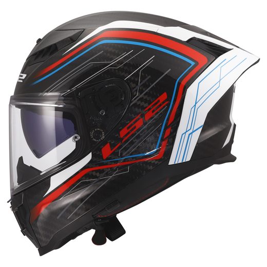 LS2 HELMETS LS2 FF807 DRAGON SUBIC WHITE BLUE RED