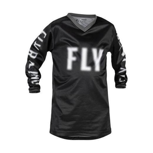 FLY RACING DĚTSKÝ DRES F-16 USA 2023 BLACK/WHITE