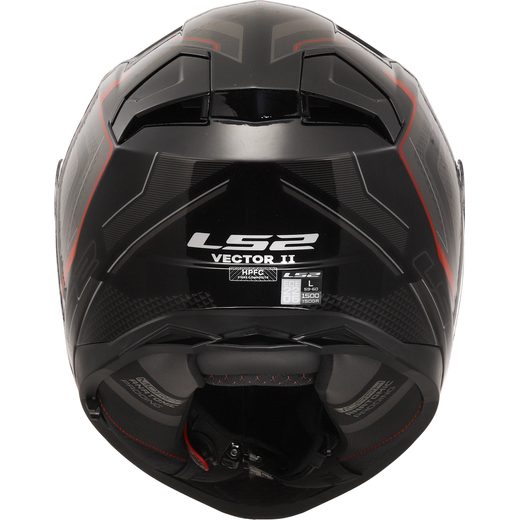 LS2 HELMETS LS2 FF811 VECTOR II ALIZER BLACK RED-06