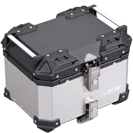 LS2 HELMETS LS2 ALUCASE SILVER 35L FOR REAR RACK WITH METAL BASE