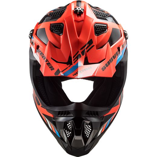 LS2 HELMETS LS2 MX700 SUBVERTER STOMP FLUO ORANGE BLACK
