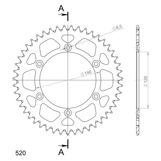 ŘETĚZOVÁ SADA D.I.D CHAIN - ZLATÝ ŘETĚZ 520 ZVM-X, X-KROUŽEK, KOLEČKO SUPERSPROX, ROZETA SUPERSPROX PRO SUZUKI DR-Z 400 E 2000-2007