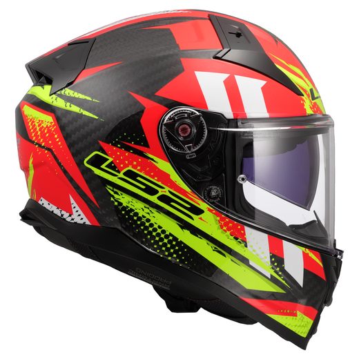 LS2 HELMETS LS2 FF811 VECTOR II C TANTIC RED H-V YELLOW-06