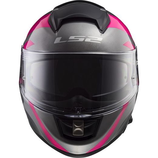 LS2 PŘILBA FF397 VECTOR TRIDENT TITANIUM PINK