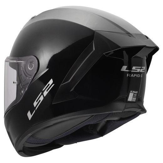 LS2 HELMETS LS2 FF820 RAPID III SOLID GLOSS BLACK