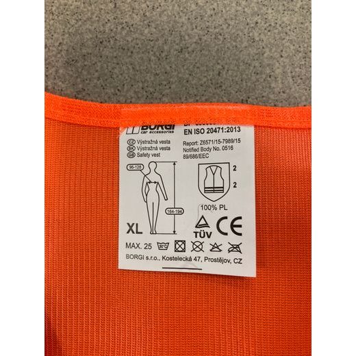 REFLEXNÍ VESTA MOTOCENTRUM B&B