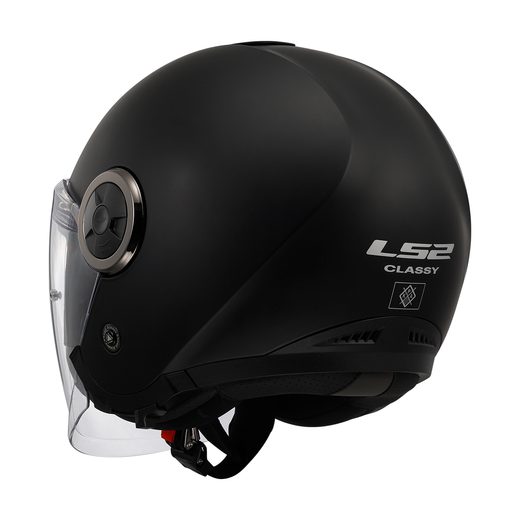 LS2 HELMETS LS2 OF620 CLASSY SOLID MATT BLACK-06