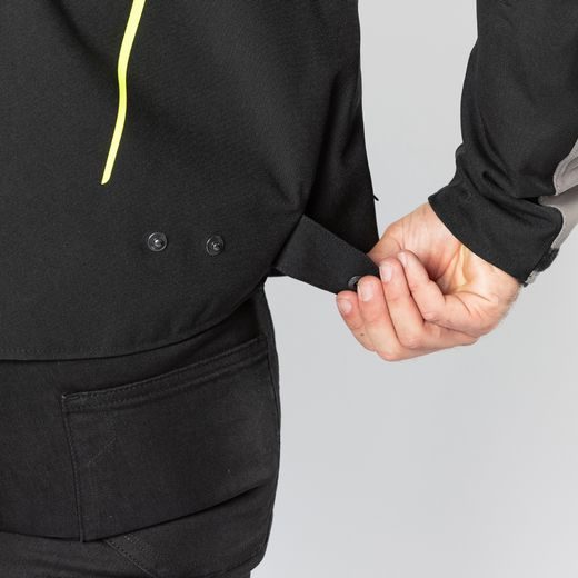 SPORTOVNÍ BUNDA IXS TS-PRO-ST-PLUS X55060 BLACK-ANTHRACITE-LIME L