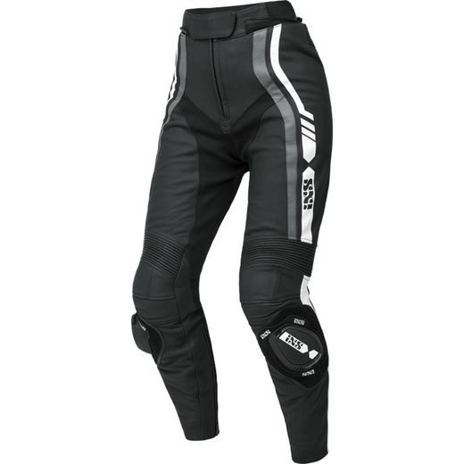 2PCS WOMEN'S SPORT SUIT IXS RS-800 1.0 X70001 ČERNO-ŠEDO-BÍLÁ 36D