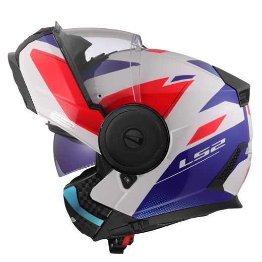 LS2 HELMETS LS2 FF902 SCOPE II DURIA WHITE BLUE RED-06