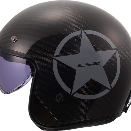 LS2 HELMETS LS2 OF601 BOB II C STAR GREY-06
