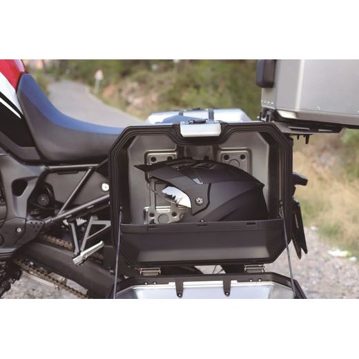 BOČNÍ HLINÍKOVÝ KUFR NA MOTORKU SHAD TERRA TR36 D0TR36100RB BLACK EDITION PRAVÝ