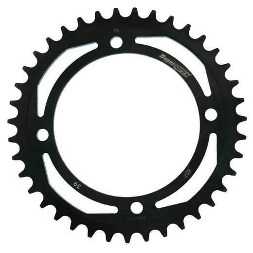 ŘETĚZOVÁ SADA EK - STŘÍBRNÝ ŘETĚZ 520 SRO, O-KROUŽEK, KOLEČKO JT POGUMOVANÉ, ROZETA SUPERSPROX PRO YAMAHA XT 600 1988-1994